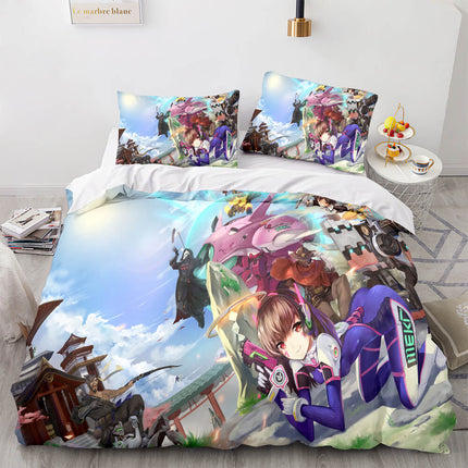 Overwatch Cosplay 3 Piece Bedding Sets Quilt Covers Without Filler