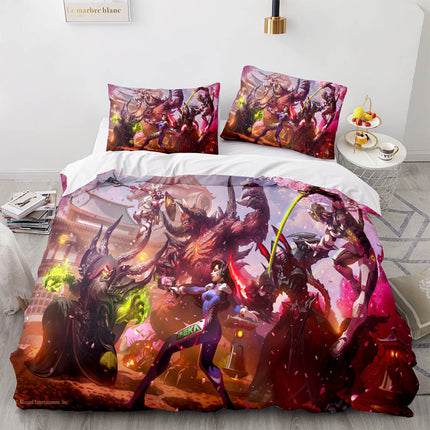 Overwatch Cosplay 3 Piece Bedding Sets Quilt Covers Without Filler