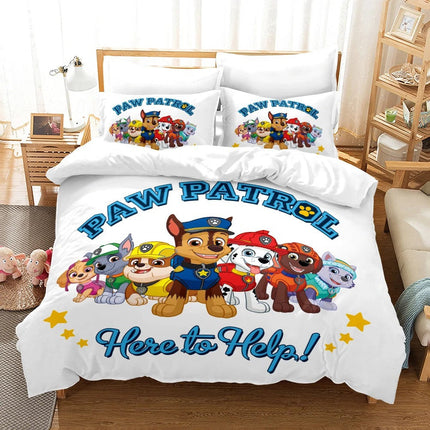 PAW Patrol Bedding Set Kids Duvet Cover Without Filler