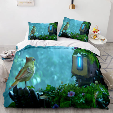 PS4 Overwatch Pattern Bedding Set Quilt Covers Room Decoration