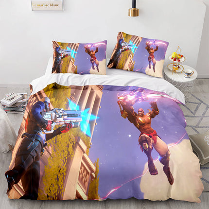 PS4 Overwatch Pattern Bedding Set Quilt Covers Room Decoration