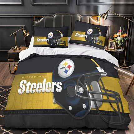 Pittsburgh Steelers Bedding Set Duvet Cover Without Filler