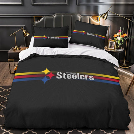Pittsburgh Steelers Bedding Set Duvet Cover Without Filler