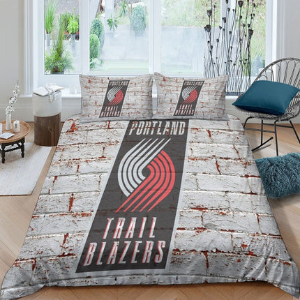 Portland Trail Blazers Bedding Set Duvet Cover Without Filler