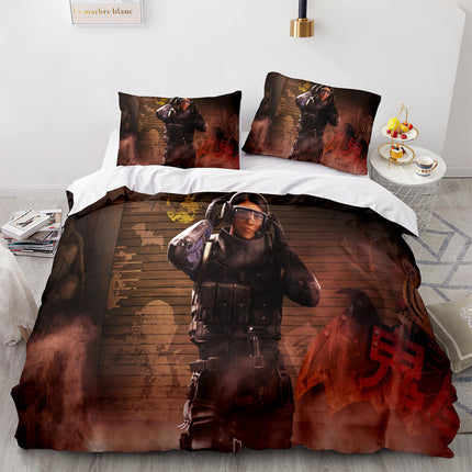 Rainbow Six Siege Cosplay Bedding Set Quilt Covers Without Filler