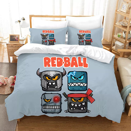 Red Ball 4 Bedding Set Pattern Quilt Cover Without Filler