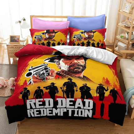Red Dead Redemption Bedding Set Quilt Covers Without Filler