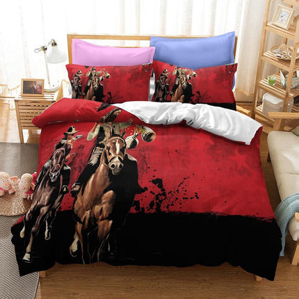 Red Dead Redemption Bedding Set Quilt Covers Without Filler