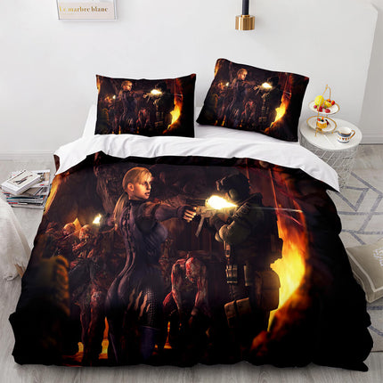 Resident Evil Bedding Set Kids Quilt Cover Without Filler