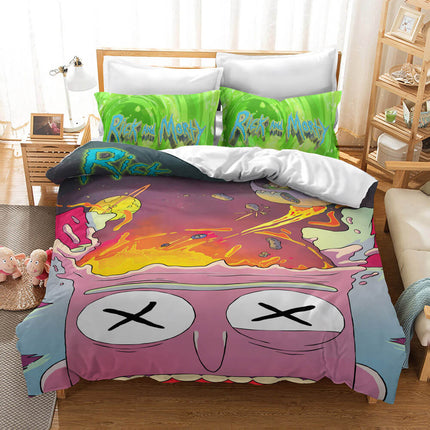 Rick And Morty Bedding Set Quilt Cover Without Filler