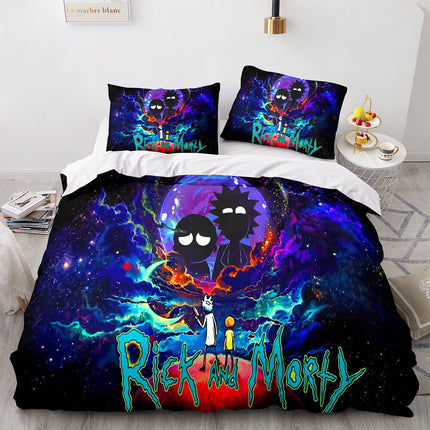 Rick and Morty Cosplay Bedding Sets Quilt Covers Without Filler