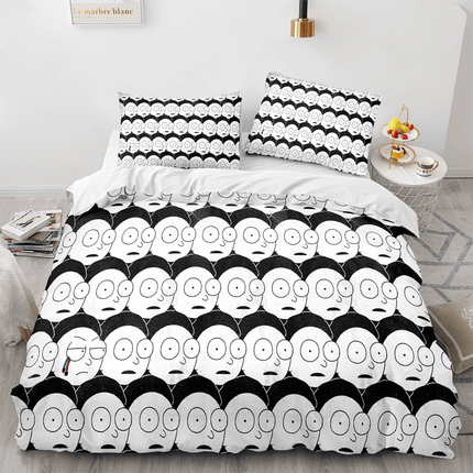Rick and Morty Cosplay Bedding Sets Quilt Covers Without Filler