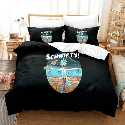 Rick and Morty Cosplay Bedding Sets Quilt Covers Without Filler