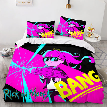 Rick and Morty Cosplay Bedding Sets Quilt Covers Without Filler