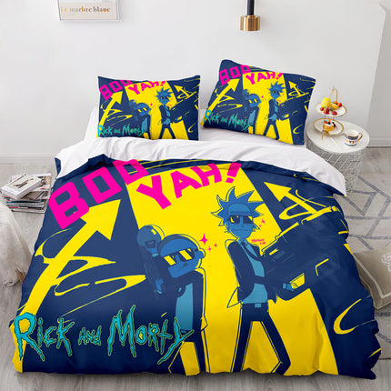 Rick and Morty Cosplay Bedding Sets Quilt Covers Without Filler
