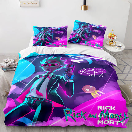 Rick and Morty Cosplay Bedding Sets Quilt Covers Without Filler