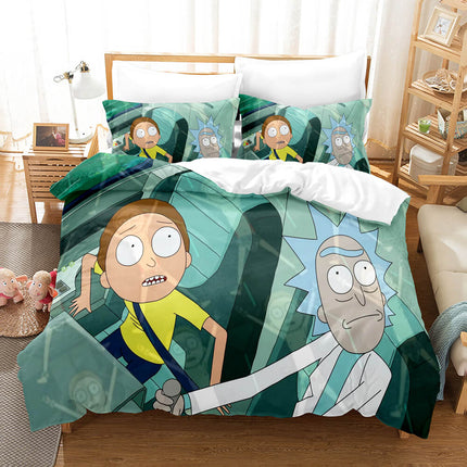 Rick and Morty Cosplay Bedding Sets Quilt Covers Without Filler