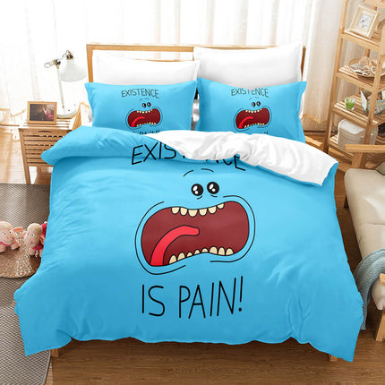 Rick and Morty Pattern Bedding Sets Quilt Covers Room Decoration