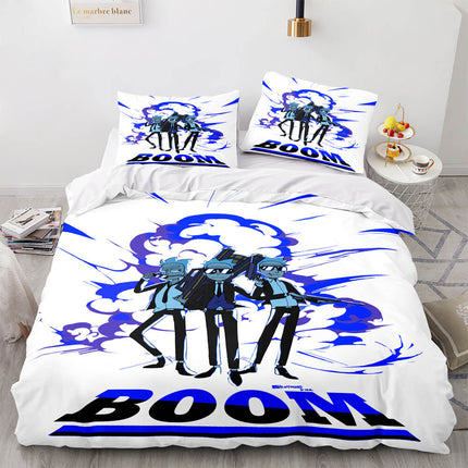 Rick and Morty Cosplay Kids Soft Bedding Sets Quilt Covers Without Filler