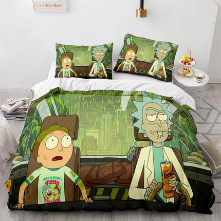 Rick and Morty Season 5 Bedding Set Quilt Duvet Cover Bedding Sets