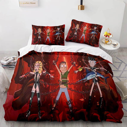 Rick and Morty Season 5 Bedding Set Quilt Duvet Cover Bedding Sets