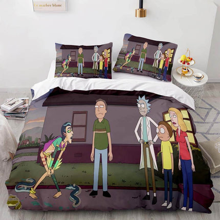Rick and Morty Season 5 Bedding Set Quilt Duvet Cover Bedding Sets