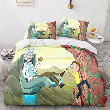 Rick and Morty Season 5 Bedding Set Quilt Duvet Cover Bedding Sets