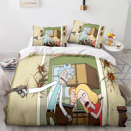 Rick and Morty Season 5 Bedding Set Quilt Duvet Cover Bedding Sets