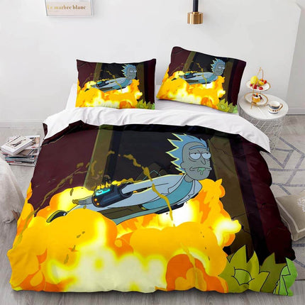 Rick and Morty Season 5 Bedding Set Quilt Duvet Covers Bedding Sets