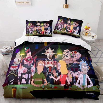 Rick and Morty Season 5 Bedding Set Quilt Duvet Covers Bedding Sets