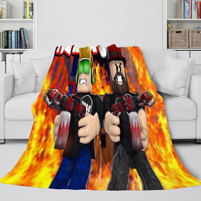 Roblox Blanket Flannel Fleece Blanket