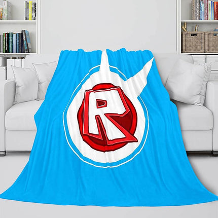 Roblox Blanket Flannel Fleece Throw Cosplay Blanket Christmas Present