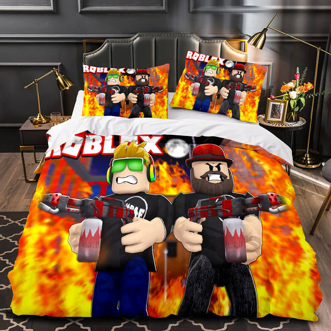 Game Roblox Bedding Set Quilt Cover Room Decoration