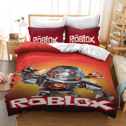 Roblox Kids Bedding Set Quilt Covers Room Decoration