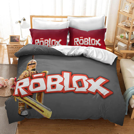 Game Roblox Bedding Set Kids Quilt Cover Without Filler