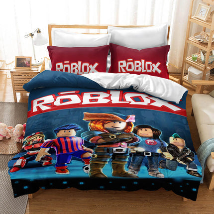 Game Roblox Bedding Set Kids Quilt Cover Without Filler