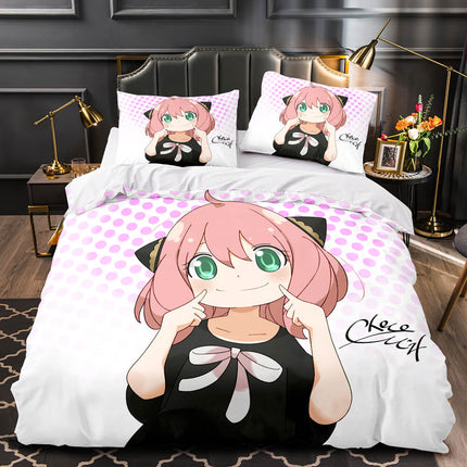 SPY×FAMILY Anya Forger Bedding Set Quilt Cover Without Filler
