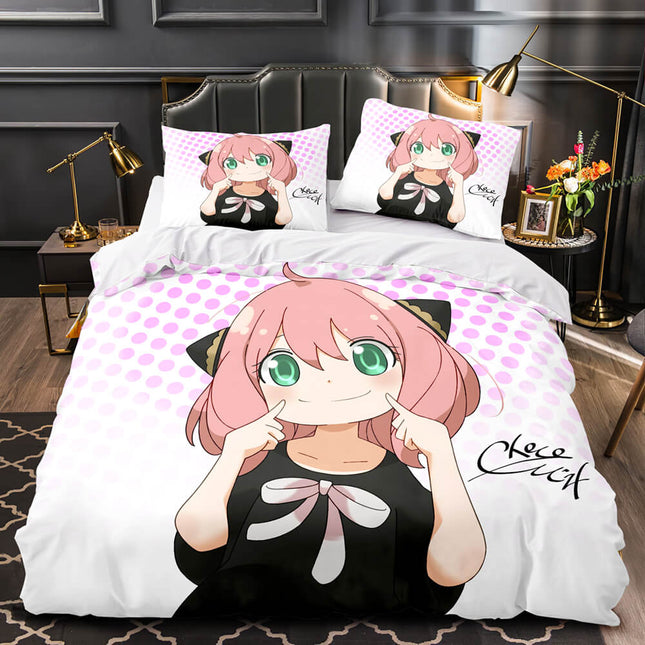 SPY×FAMILY Anya Forger Bedding Set Quilt Cover Without Filler