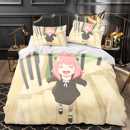 SPY×FAMILY Anya Forger Bedding Set Quilt Cover Without Filler