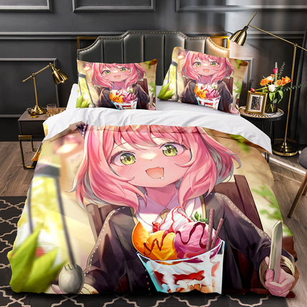 SPY×FAMILY Anya Forger Bedding Set Quilt Cover Without Filler