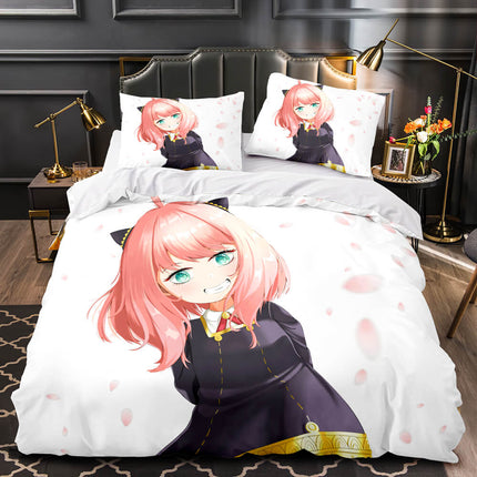 SPY×FAMILY Anya Forger Bedding Set Quilt Cover Without Filler