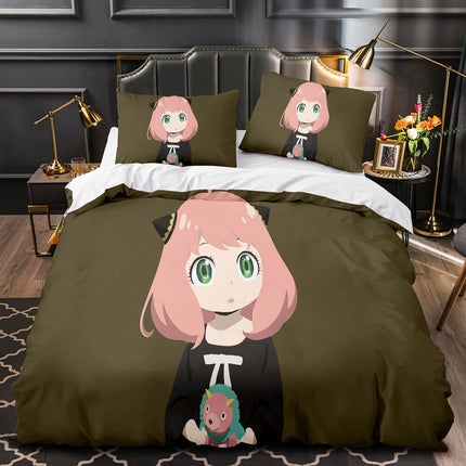 SPY×FAMILY Anya Forger Bedding Set Quilt Cover Without Filler