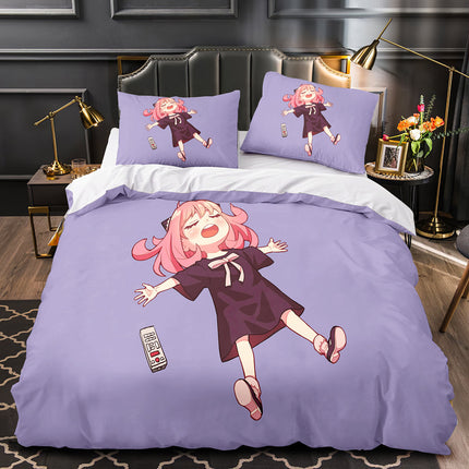 SPY×FAMILY Anya Forger Bedding Set Quilt Cover Without Filler