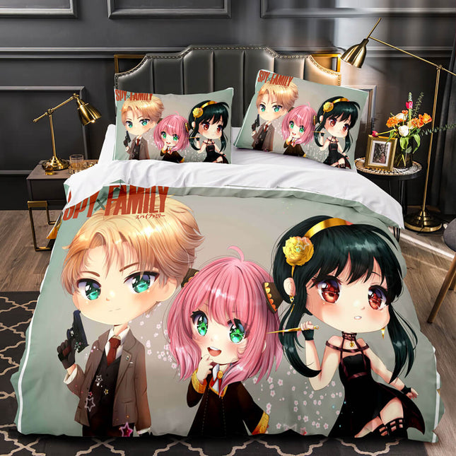SPY×FAMILY Bedding Set Cosplay Quilt Cover Without Filler