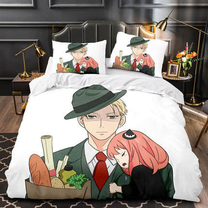 SPY×FAMILY Bedding Set Cosplay Quilt Cover Without Filler