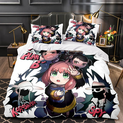 SPY×FAMILY Pattern Bedding Set Quilt Cover Without Filler