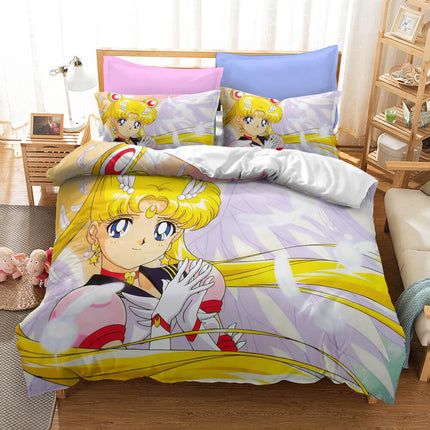 Sailor Moon Cosplay Bedding Set Quilt Cover Without Filler