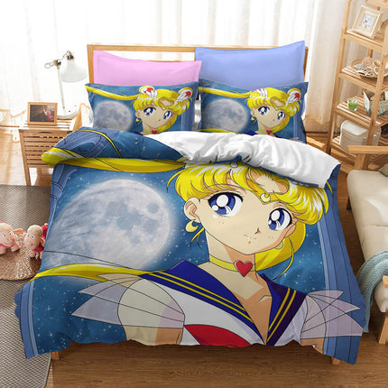 Sailor Moon Cosplay Bedding Set Quilt Cover Without Filler