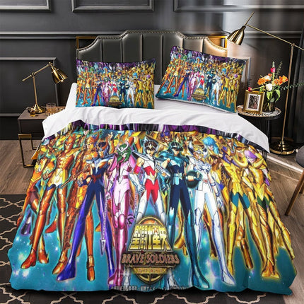 Saint Seiya Bedding Set Pattern Quilt Cover Without Filler