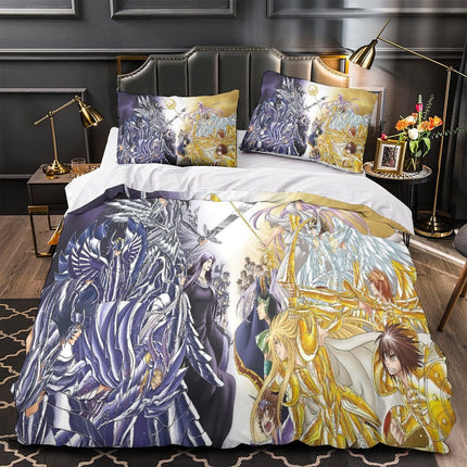 Saint Seiya Bedding Set Pattern Quilt Cover Without Filler